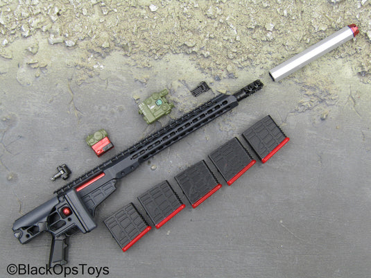 ZERT - Sniper Team - Black Barret MRAD Sniper Rifle "Kiss Me Set"