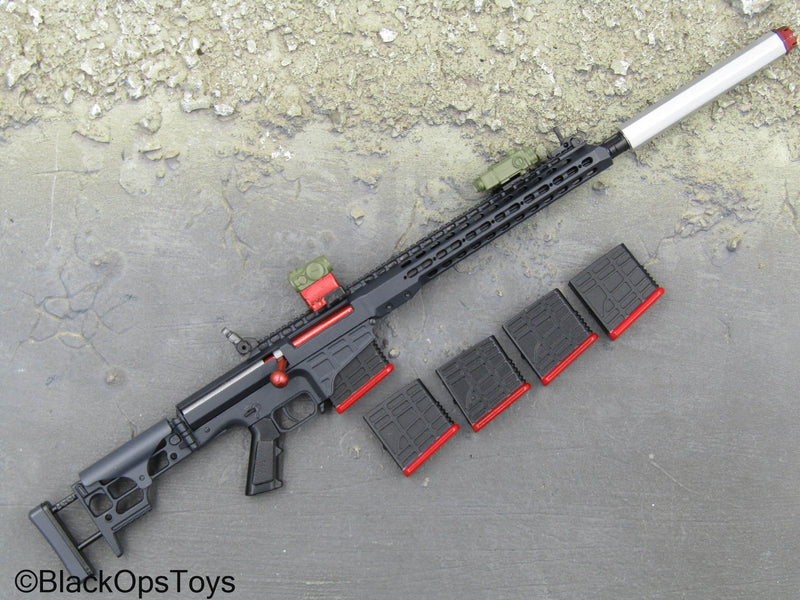 Load image into Gallery viewer, ZERT - Sniper Team - Black Barret MRAD Sniper Rifle &quot;Kiss Me Set&quot;
