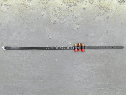 Soviet Tank Forces - Black Leather Like Belt w/Shotgun Shells