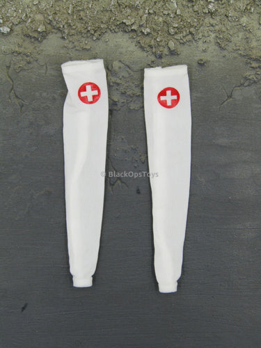 Female Urban Rescue Team White Knee High Sock Stockings