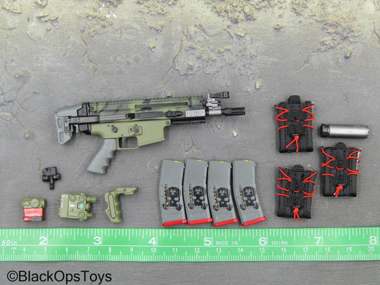 ZERT - Sniper Team - Green Scar PDW w/Attachment Set