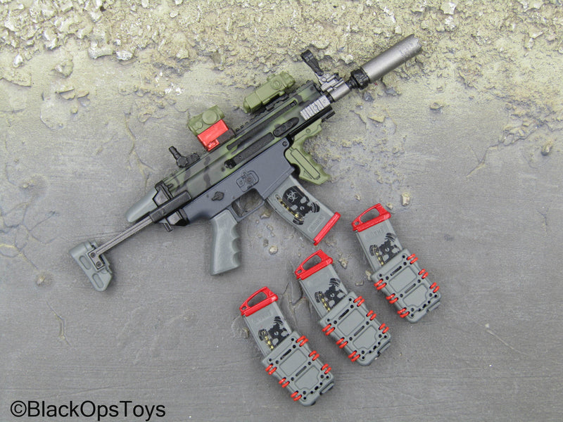 Load image into Gallery viewer, ZERT - Sniper Team - Grey Scar PDW w/Attachment Set
