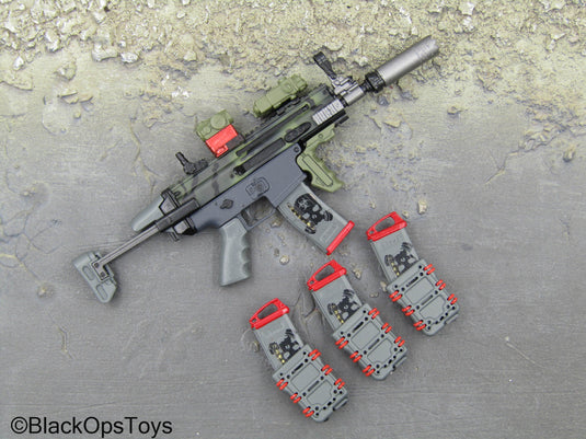 ZERT - Sniper Team - Grey Scar PDW w/Attachment Set