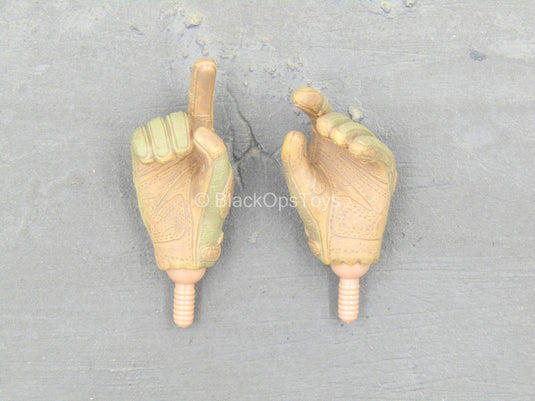 British Special Forces Group SAS - Tan & Green Gloved Hand Set