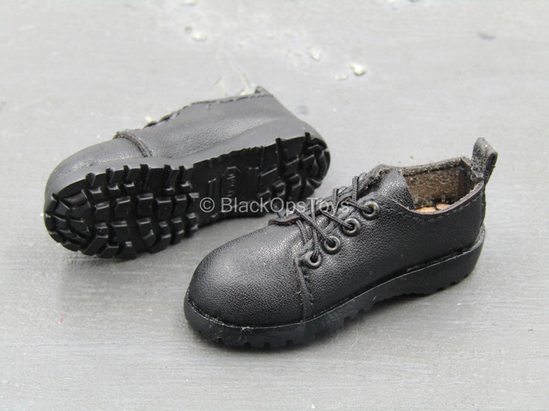 Load image into Gallery viewer, Late Night Killer - Black Leather Like Boots (Foot Type)
