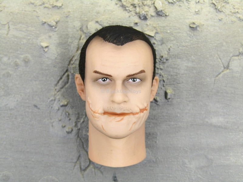 Load image into Gallery viewer, The Dark Knight Joker Police Heath Ledger Likeness Head Sculpt
