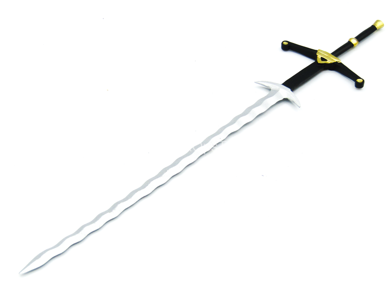 Load image into Gallery viewer, Crown Knight - Metal Silver &amp; Gold Like Broadsword
