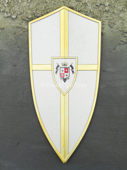 Crown Knight - Metal Silver & Gold Like Shield