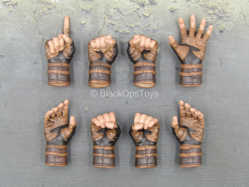 Load image into Gallery viewer, Captain America - Male Brown Gloved Hand Set (x8)
