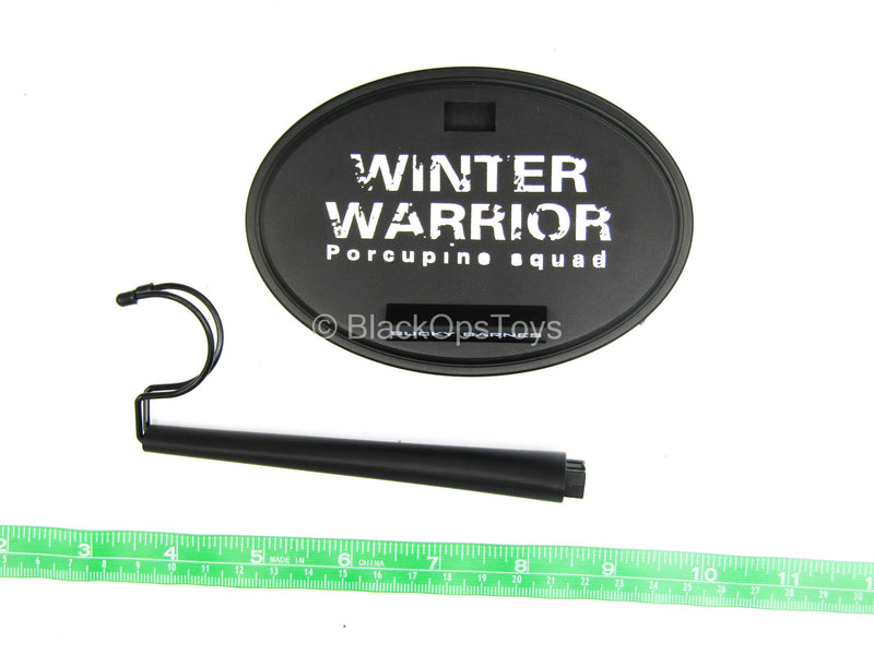 Load image into Gallery viewer, WWII - Winter Warrior Barnes - Base Figure Stand
