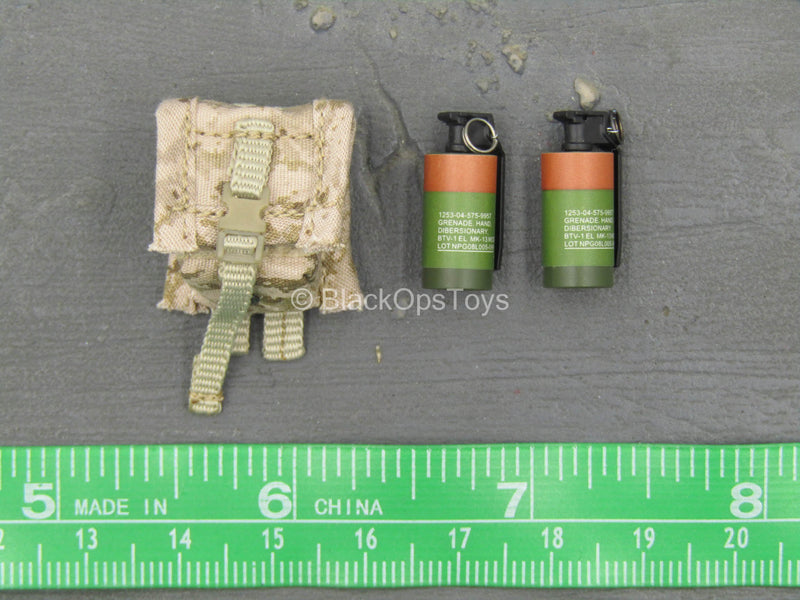 Load image into Gallery viewer, SMU Frozen Night Assault - AOR1 Pouch w/Flashbang Grenades (x2)
