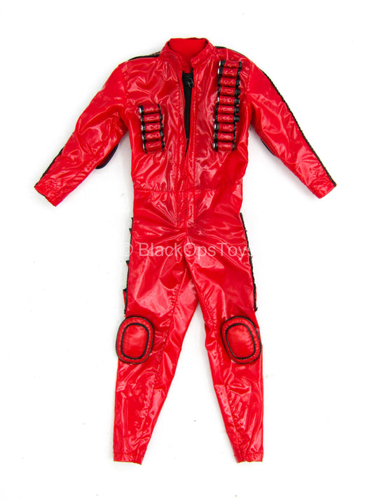 Super Kosei - Red Full Body Suit w/Hook & Loop Pads