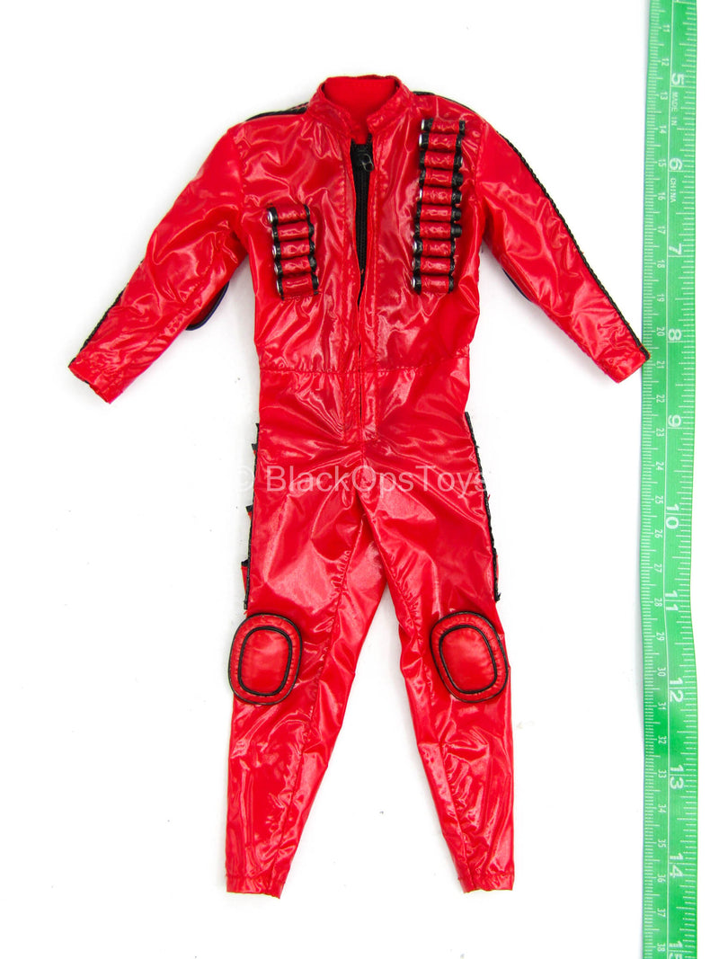 Load image into Gallery viewer, Super Kosei - Red Full Body Suit w/Hook &amp; Loop Pads
