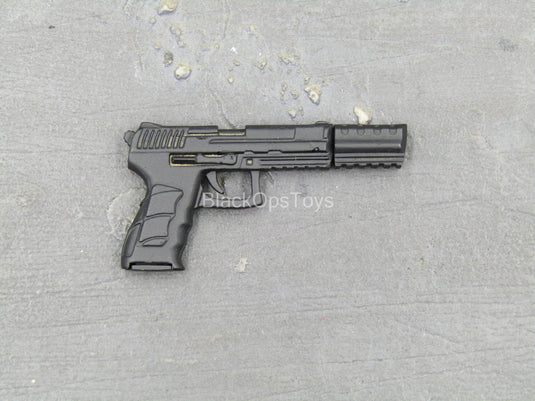 John Wick - Metal 9mm Pistol w/Muzzle Break