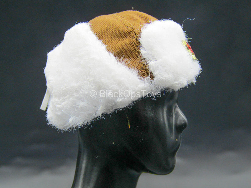 Load image into Gallery viewer, Red Alert Soviet Female Officer - Winter Military Cap Ushanka
