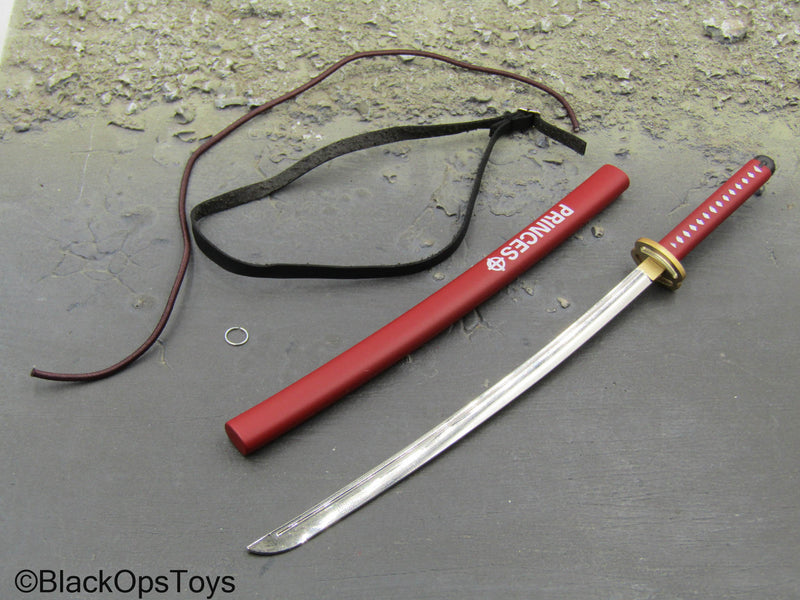 Load image into Gallery viewer, Zone Vigilante - Metal Katana Sword w/Sheath &amp; Belts
