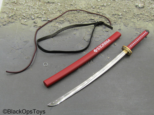 Zone Vigilante - Metal Katana Sword w/Sheath & Belts