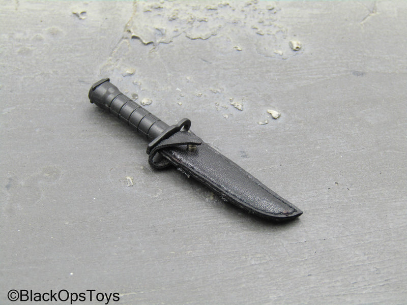Load image into Gallery viewer, Zone Vigilante - Black Knife w/Sheath
