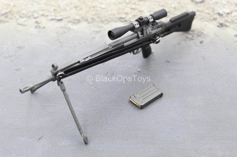 Load image into Gallery viewer, British SAS - Sniper - Black &amp; Grey HK33 SG1 Rifle w/Bipod
