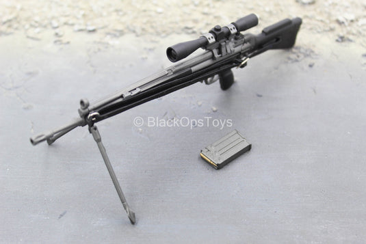 British SAS - Sniper - Black & Grey HK33 SG1 Rifle w/Bipod