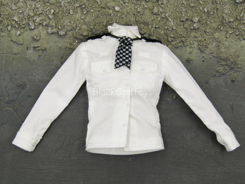 Load image into Gallery viewer, Metropolitan Police Katie - White Female Shirt w/Tie
