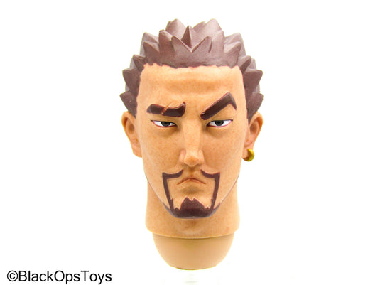 Zone Vigilante - Male Animated Head Sculpt w/Cigarette