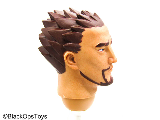 Zone Vigilante - Male Animated Head Sculpt w/Cigarette