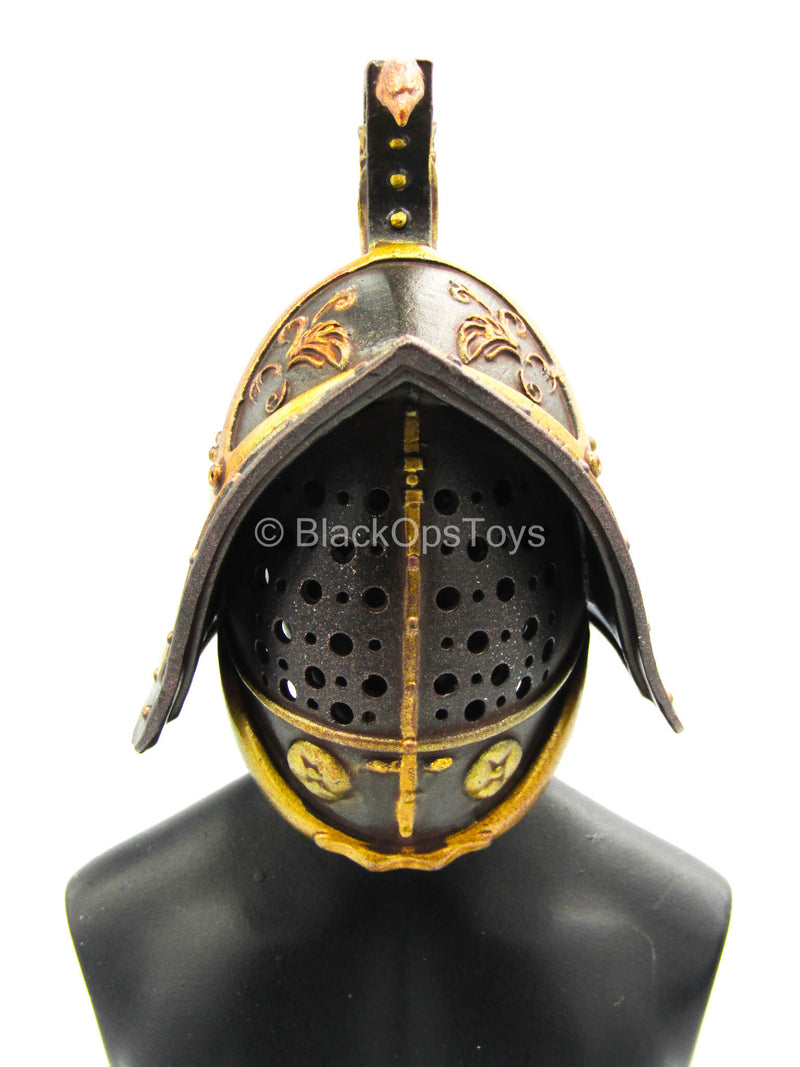 Load image into Gallery viewer, Hunting Ground Fighter - Metal Gladiator Helmet
