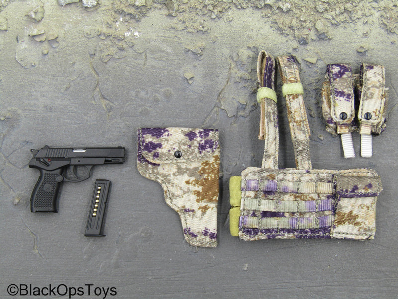Load image into Gallery viewer, Precision Shooter - QSZ-92 Pistol w/Type 07 Pixelated Drop Leg Holster Set
