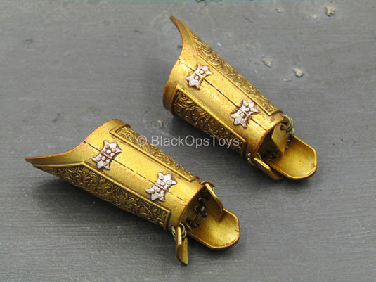 Persian Cavalry - Metal Gold Like Gauntlets