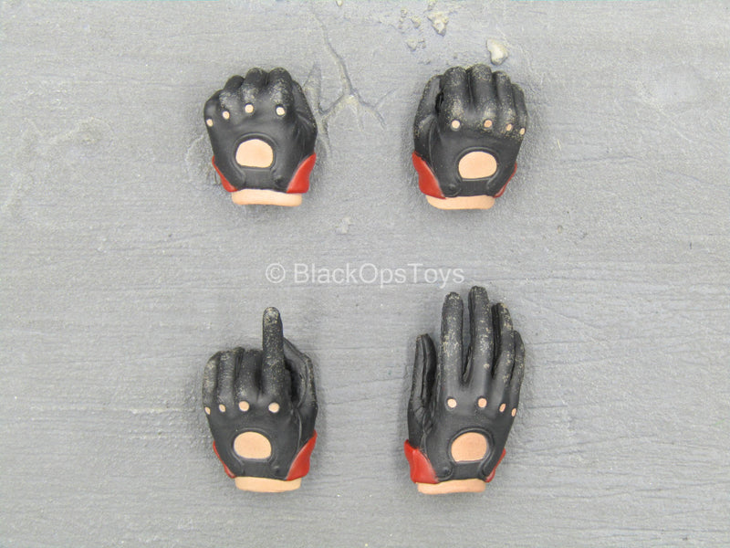 Load image into Gallery viewer, Lady Ninja Sai - Black &amp; Red Gloved Hand Set (Type 1)
