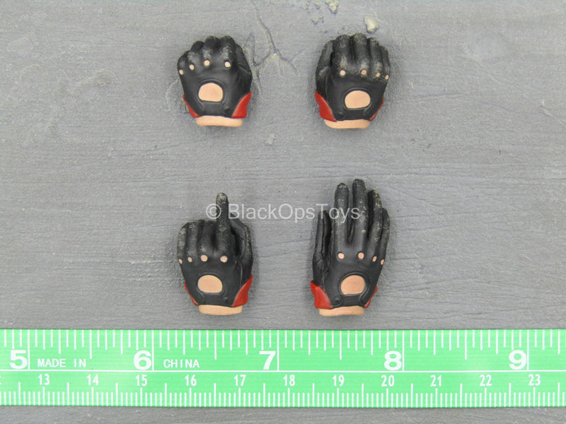 Load image into Gallery viewer, Lady Ninja Sai - Black &amp; Red Gloved Hand Set (Type 1)
