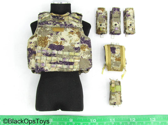 Precision Shooter - Type 07 Pixelated Combat Vest w/Pouch Set