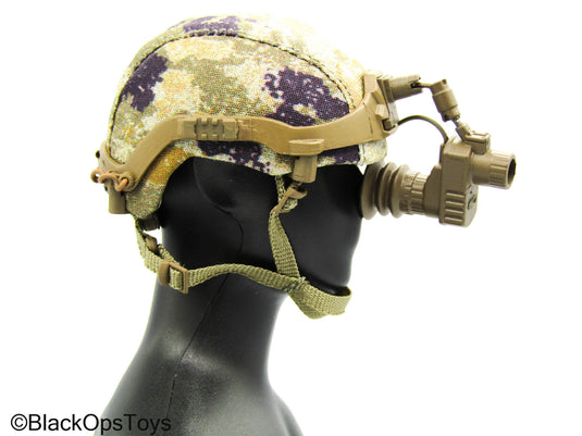 Precision Shooter - Type 07 Pixelated Helmet w/NVG