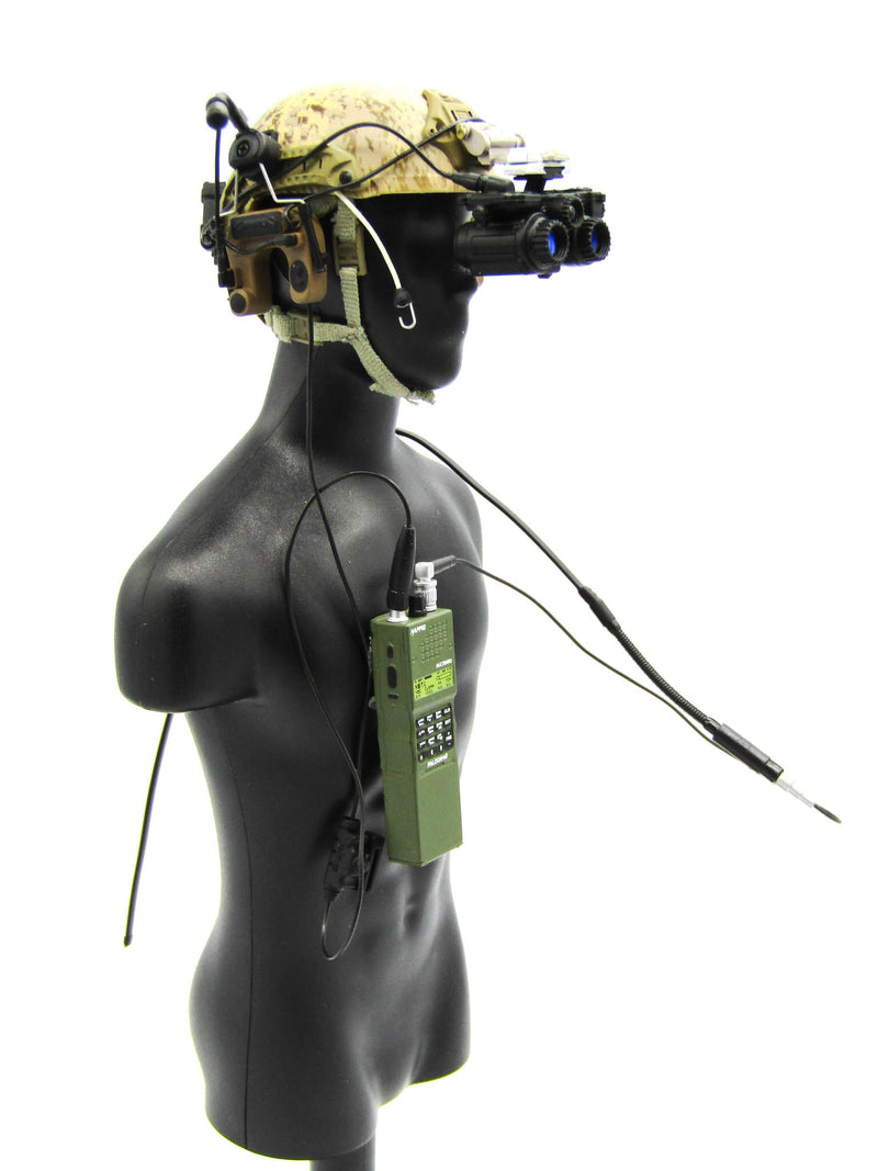 Load image into Gallery viewer, SMU Part XIII Recce Element B - AOR1 Helmet w/NVG &amp; Radio Set
