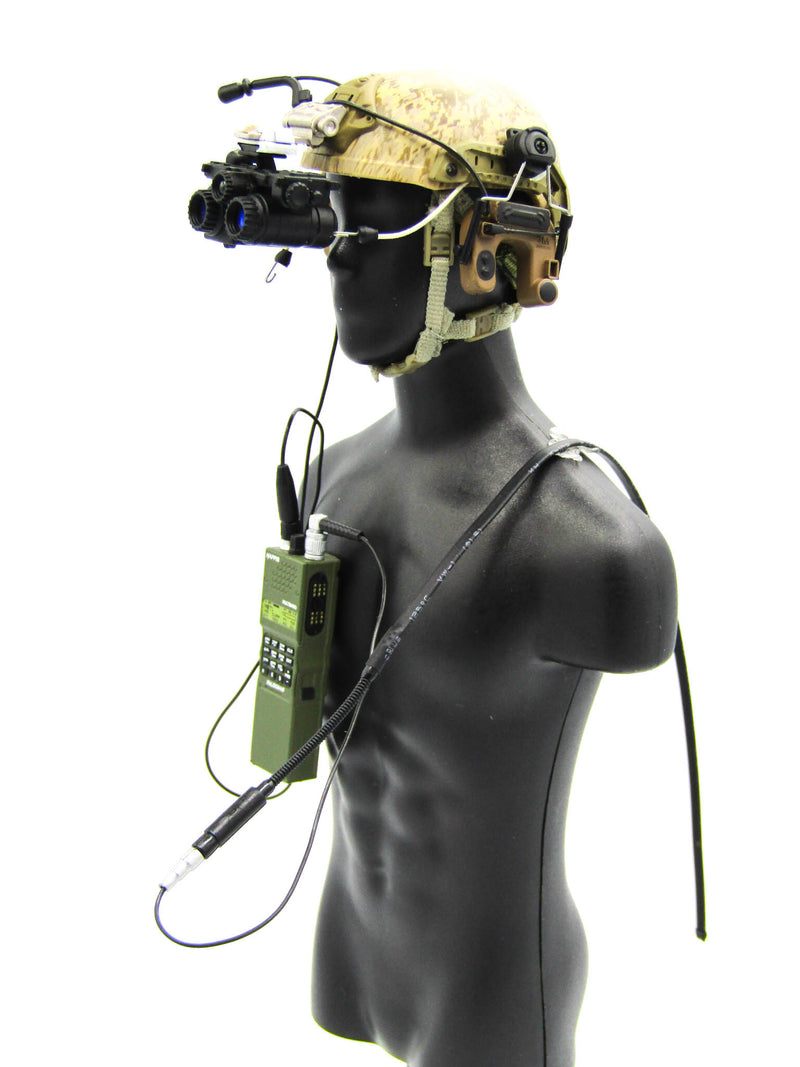 Load image into Gallery viewer, SMU Part XIII Recce Element B - AOR1 Helmet w/NVG &amp; Radio Set
