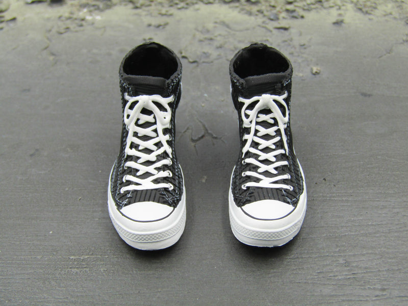 Load image into Gallery viewer, Creed II - Coach Balboa - Black Converse Shoes (Peg Type)
