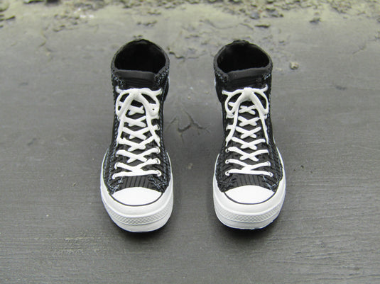 Creed II - Coach Balboa - Black Converse Shoes (Peg Type)