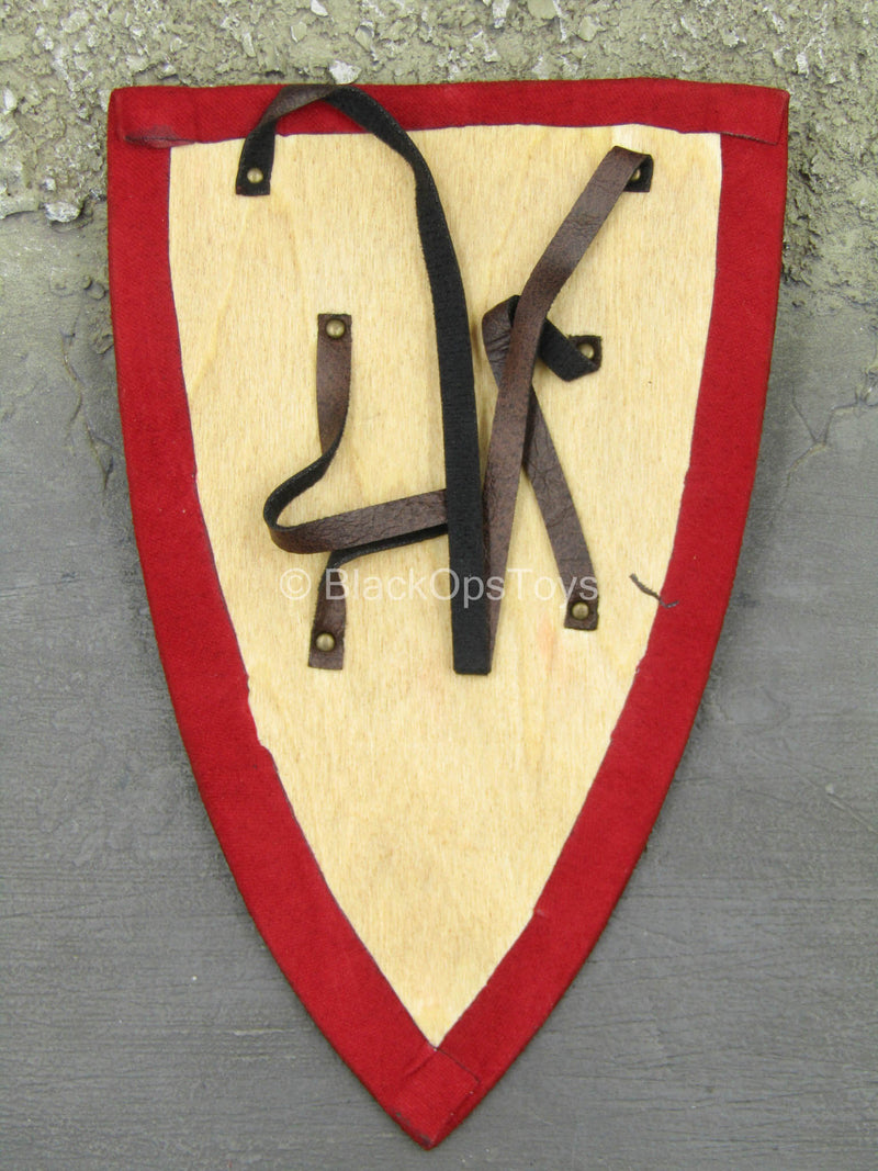 Load image into Gallery viewer, Malta Knights - Hospitaller - Red Wood Shield
