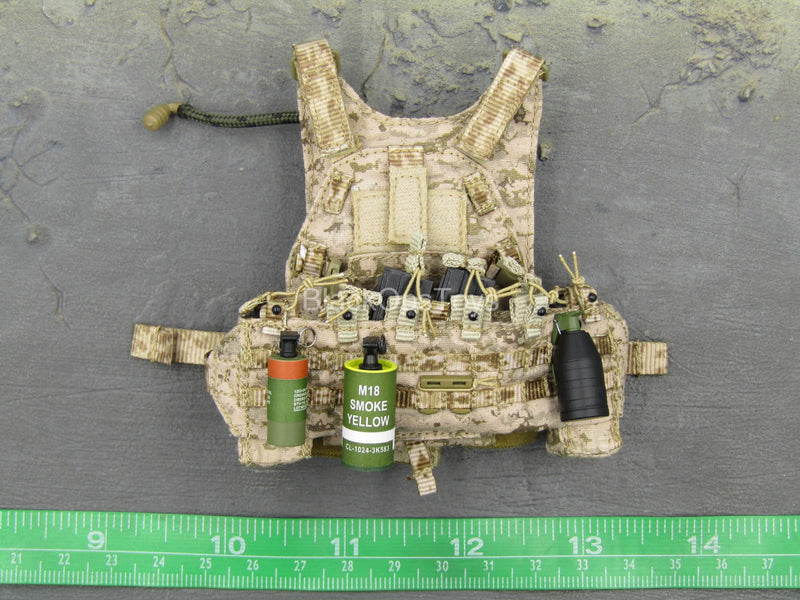 Load image into Gallery viewer, SMU Part XIII Recce Element B - AOR1 Combat Vest w/Grenades *NEW*
