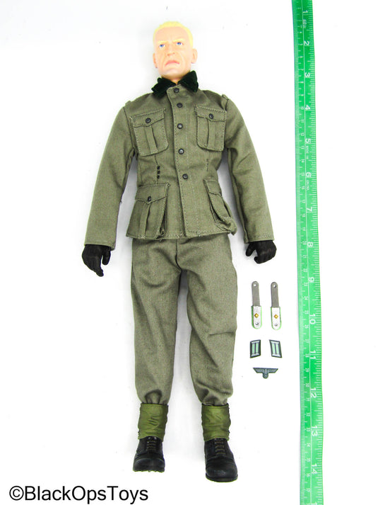 WWII - German Officer - Male Dressed Body w/Head Sculpt & Patches