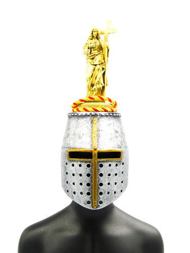 Malta Knights - Templar - Metal Helmet w/Crest