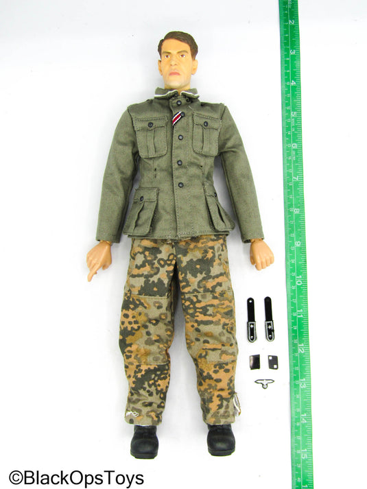 WWII - German Panzergrenadier NCO - Male Dressed Body w/Boots & Head Sculpt