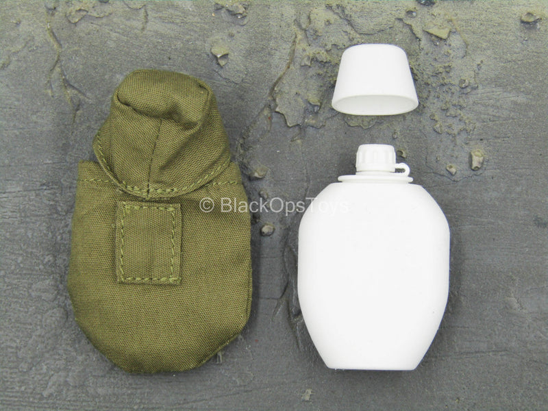 Load image into Gallery viewer, Russian USSR Spetsnaz - White Canteen w/Pouch
