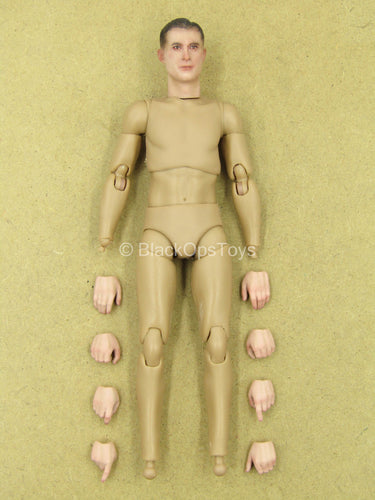 1/12 - WWII German - Male Base Body w/Head Sculpts & Hands