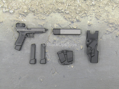 SAD Field Raid Exclusive - 9mm Pistol w/Suppressor & Drop Leg Holster