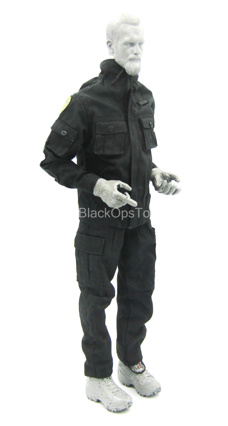 Load image into Gallery viewer, Chinese People&#39;s Armed Police - Black Uniform Set
