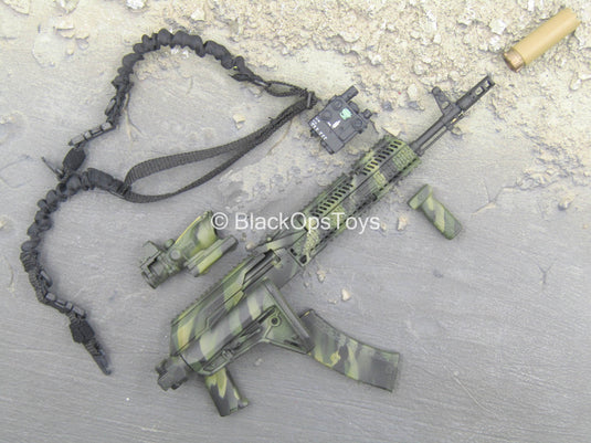 SAD Field Raid Exclusive - Camo AK-74 Rifle w/Attachment Set