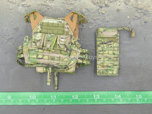 SAD Field Raid Exclusive - Multicam Plate Carrier Vest w/Pouch Set