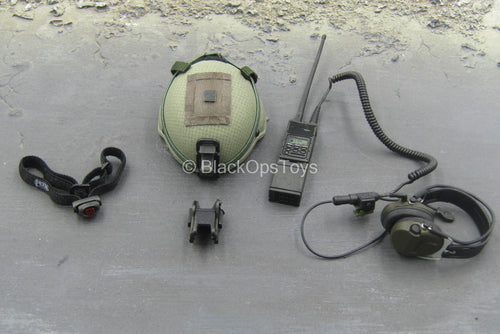 US Rangers - Snakeskin Camo Helmet w/Radio Set